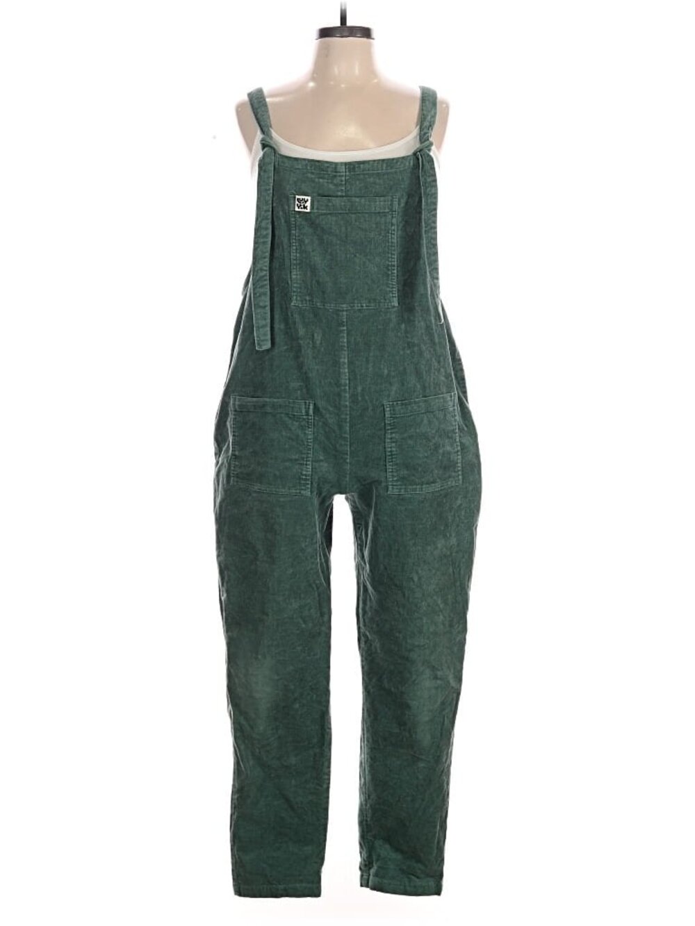 Lucy & Yak Original Dungaree Corduroy "Herb Garden Green" UK 14/US 10 Organic